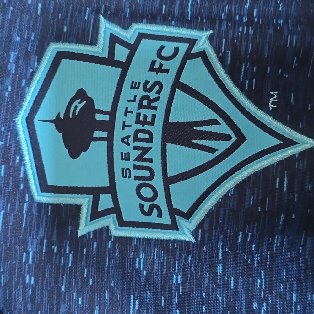 Women's Seattle Sounders Soccer Jersey Adidas Size Medium - Picture 3 of 7